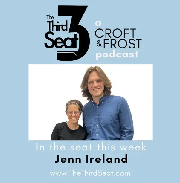 The Third Seat podcast cover Jenn Ireland