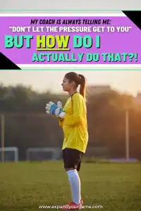 Overcoming performance anxiety in soccer